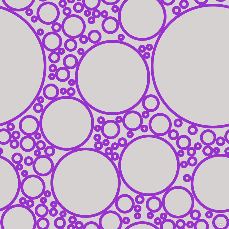 bubbles, circles, sponge, big, medium, small, 9 pixel line width, Dark Orchid and Mercury circles bubbles sponge soap seamless tileable