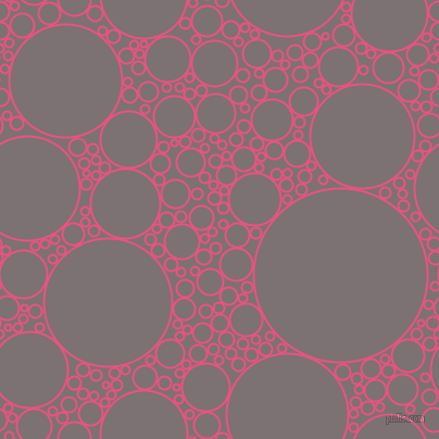 bubbles, circles, sponge, big, medium, small, 2 pixel line width, Dark Pink and Empress circles bubbles sponge soap seamless tileable