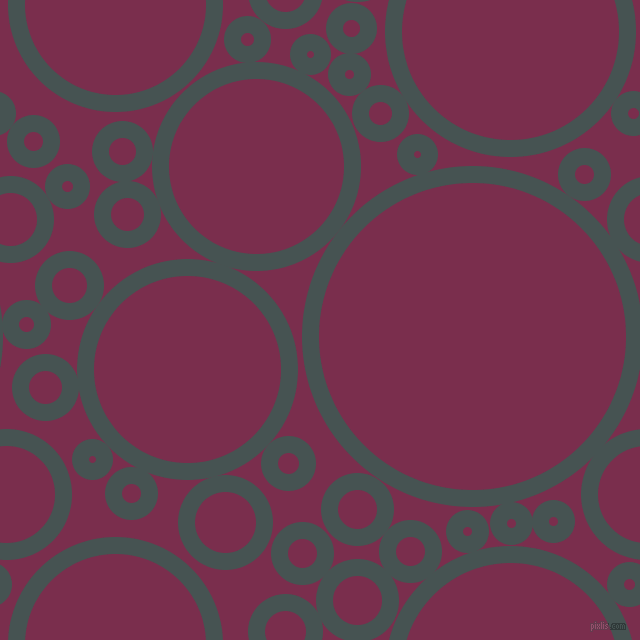 bubbles, circles, sponge, big, medium, small, 17 pixel line width, Dark Slate and Flirt circles bubbles sponge soap seamless tileable
