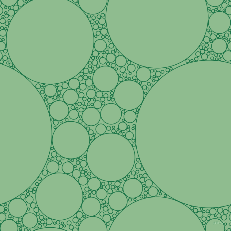 bubbles, circles, sponge, big, medium, small, 2 pixel line width, Dark Spring Green and Dark Sea Green circles bubbles sponge soap seamless tileable