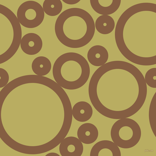 bubbles, circles, sponge, big, medium, small, 33 pixel line width, Dark Wood and Gimblet circles bubbles sponge soap seamless tileable