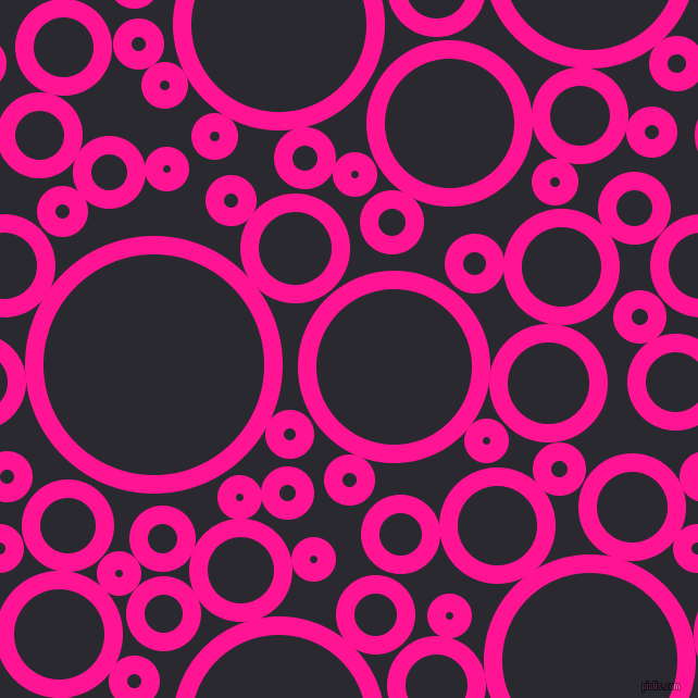 bubbles, circles, sponge, big, medium, small, 17 pixel line width, Deep Pink and Jaguar circles bubbles sponge soap seamless tileable