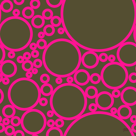 bubbles, circles, sponge, big, medium, small, 9 pixel line width, Deep Pink and Thatch Green circles bubbles sponge soap seamless tileable