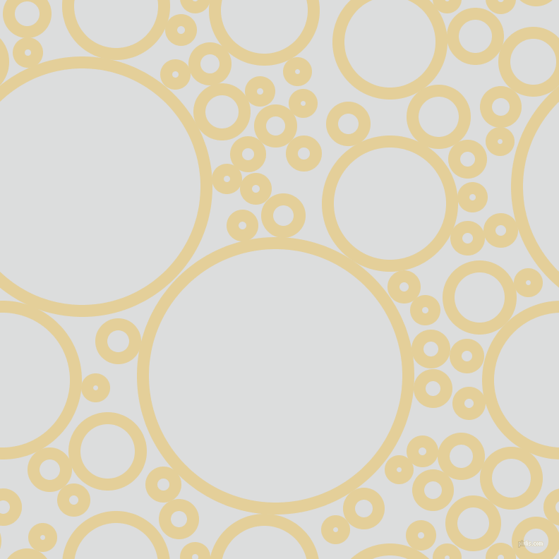 bubbles, circles, sponge, big, medium, small, 17 pixel line width, Double Colonial White and Athens Grey circles bubbles sponge soap seamless tileable