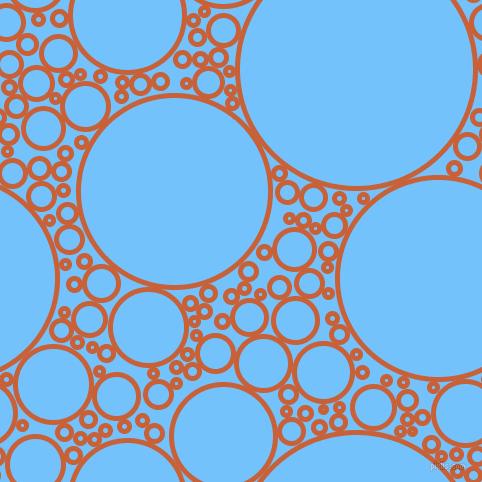 bubbles, circles, sponge, big, medium, small, 5 pixel line width, Ecstasy and Maya Blue circles bubbles sponge soap seamless tileable