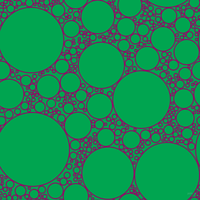 bubbles, circles, sponge, big, medium, small, 3 pixel line width, Eggplant and Pigment Green circles bubbles sponge soap seamless tileable