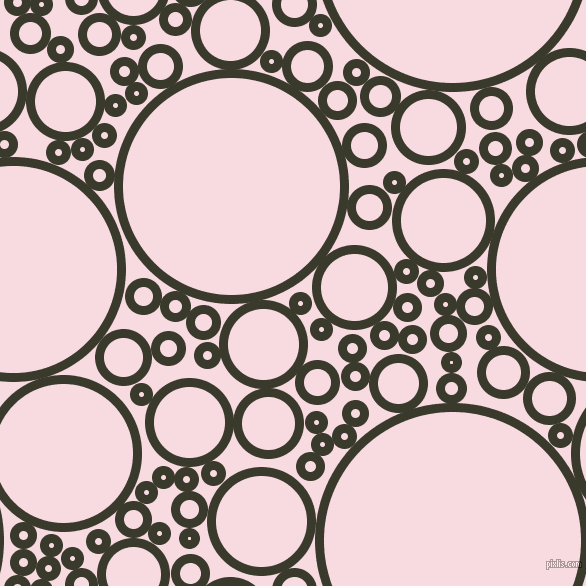 bubbles, circles, sponge, big, medium, small, 9 pixel line width, El Paso and Carousel Pink circles bubbles sponge soap seamless tileable