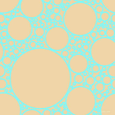 bubbles, circles, sponge, big, medium, small, 5 pixel line width, Electric Blue and Astra circles bubbles sponge soap seamless tileable