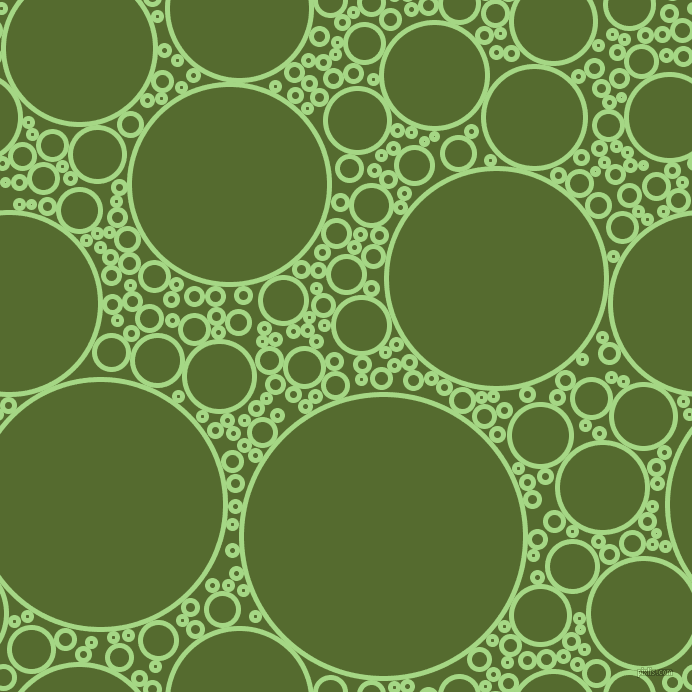bubbles, circles, sponge, big, medium, small, 5 pixel line width, Feijoa and Dark Olive Green circles bubbles sponge soap seamless tileable