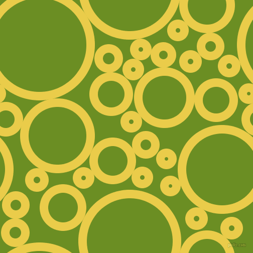 bubbles, circles, sponge, big, medium, small, 17 pixel line width, Festival and Olive Drab circles bubbles sponge soap seamless tileable