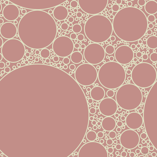 bubbles, circles, sponge, big, medium, small, 3 pixel line width, Frost and Oriental Pink circles bubbles sponge soap seamless tileable