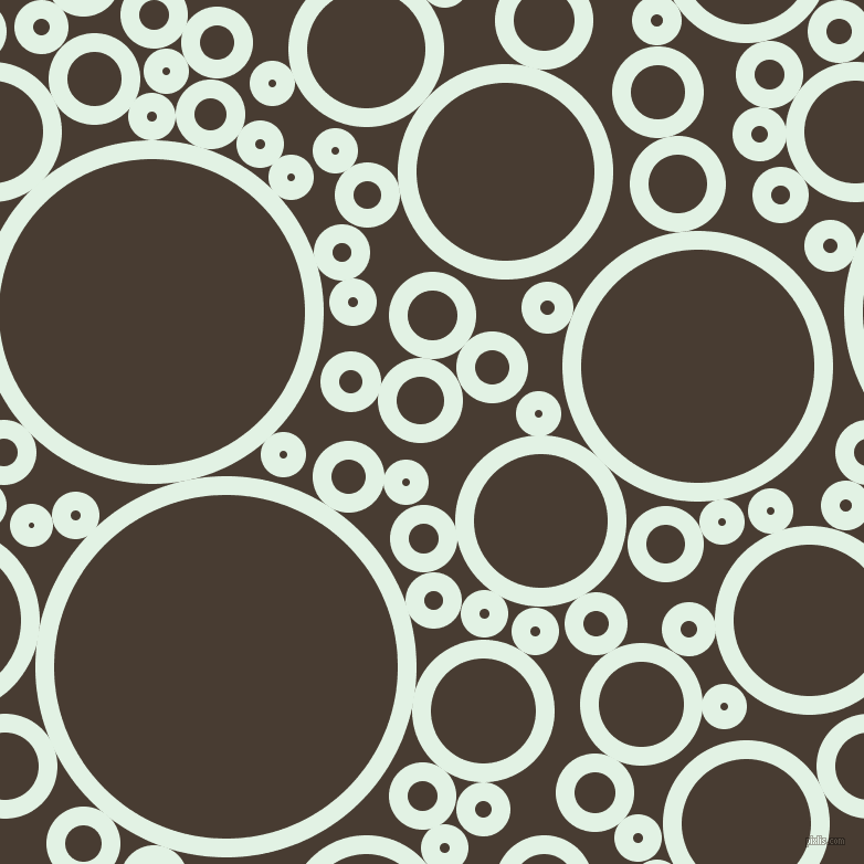 bubbles, circles, sponge, big, medium, small, 17 pixel line width, Frosted Mint and Taupe circles bubbles sponge soap seamless tileable