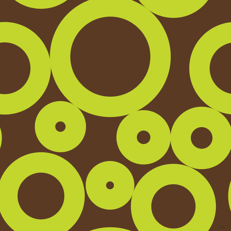 bubbles, circles, sponge, big, medium, small, 65 pixel line width, Fuego and Carnaby Tan circles bubbles sponge soap seamless tileable