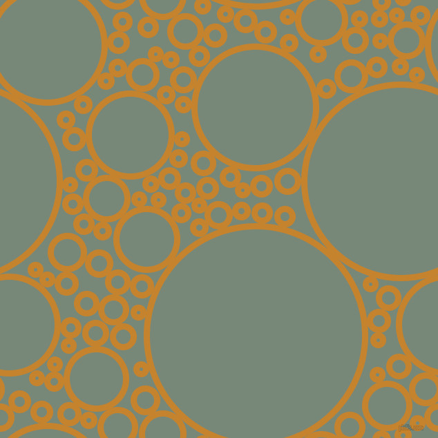 bubbles, circles, sponge, big, medium, small, 9 pixel line width, Geebung and Davy