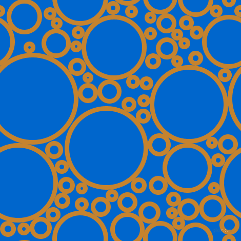 bubbles, circles, sponge, big, medium, small, 9 pixel line width, Geebung and Navy Blue circles bubbles sponge soap seamless tileable