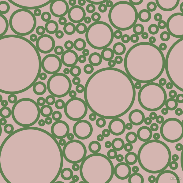 bubbles, circles, sponge, big, medium, small, 9 pixel line width, Glade Green and Oyster Pink circles bubbles sponge soap seamless tileable