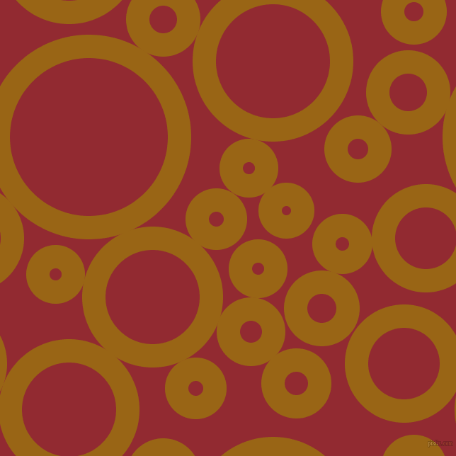 bubbles, circles, sponge, big, medium, small, 33 pixel line width, Golden Brown and Bright Red circles bubbles sponge soap seamless tileable