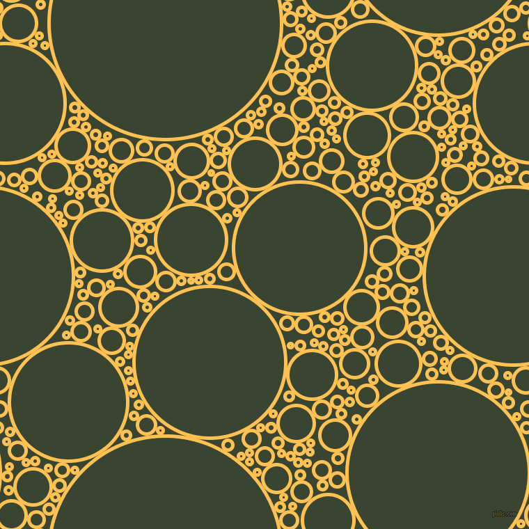 bubbles, circles, sponge, big, medium, small, 5 pixel line width, Golden Tainoi and Mallard circles bubbles sponge soap seamless tileable