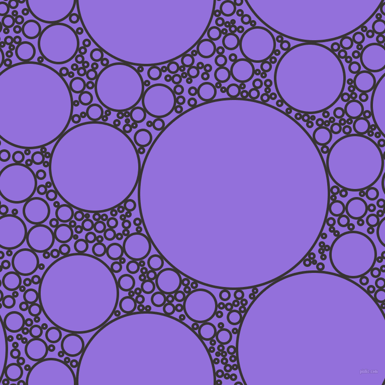 bubbles, circles, sponge, big, medium, small, 5 pixel line width, Gondola and Medium Purple circles bubbles sponge soap seamless tileable