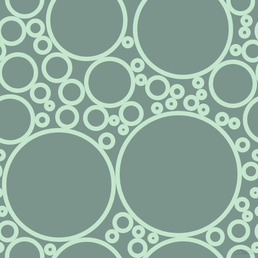 bubbles, circles, sponge, big, medium, small, 9 pixel line width, Granny Apple and Granny Smith circles bubbles sponge soap seamless tileable