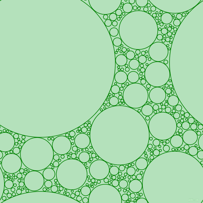 bubbles, circles, sponge, big, medium, small, 2 pixel line width, Green and Fringy Flower circles bubbles sponge soap seamless tileable