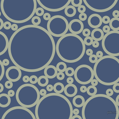 bubbles, circles, sponge, big, medium, small, 9 pixel line width, Green Spring and Chambray circles bubbles sponge soap seamless tileable
