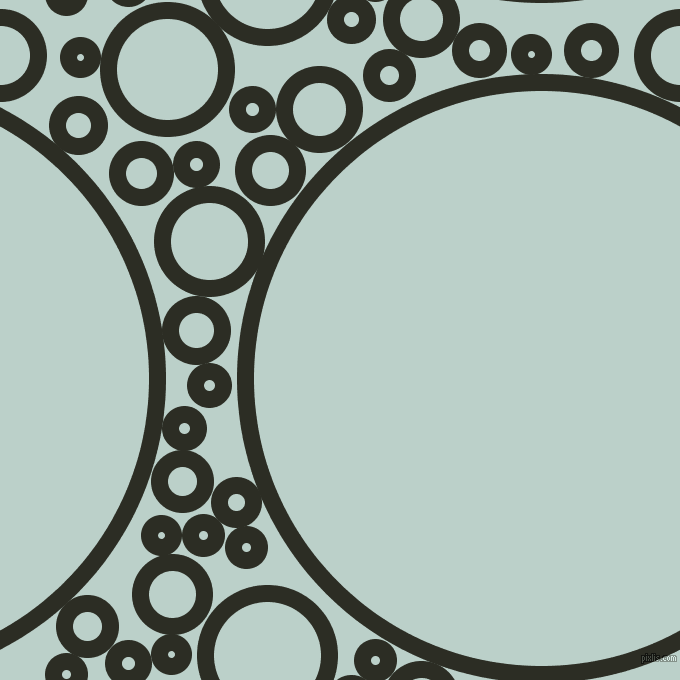 bubbles, circles, sponge, big, medium, small, 17 pixel line width, Green Waterloo and Jet Stream circles bubbles sponge soap seamless tileable
