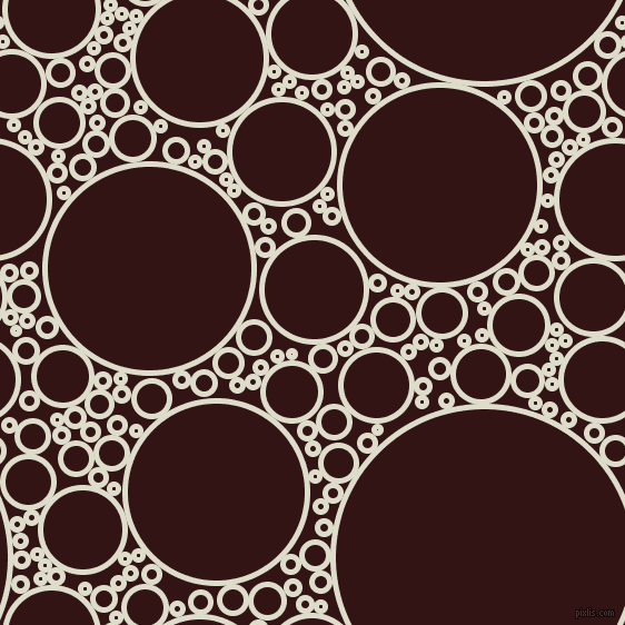 bubbles, circles, sponge, big, medium, small, 5 pixel line width, Green White and Seal Brown circles bubbles sponge soap seamless tileable