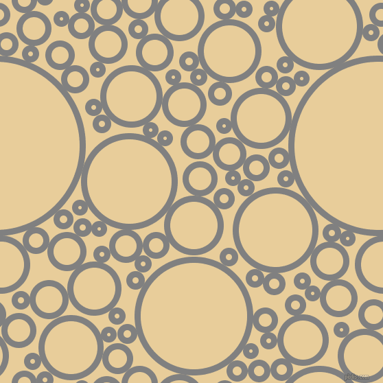 bubbles, circles, sponge, big, medium, small, 9 pixel line width, Grey and Chamois circles bubbles sponge soap seamless tileable