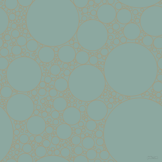 bubbles, circles, sponge, big, medium, small, 2 pixel line width, Grey Olive and Cascade circles bubbles sponge soap seamless tileable
