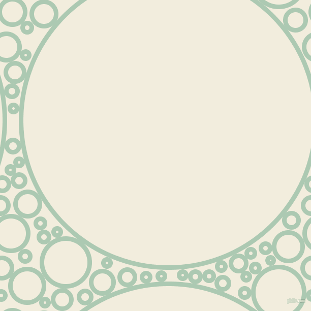 bubbles, circles, sponge, big, medium, small, 9 pixel line width, Gum Leaf and Quarter Pearl Lusta circles bubbles sponge soap seamless tileable