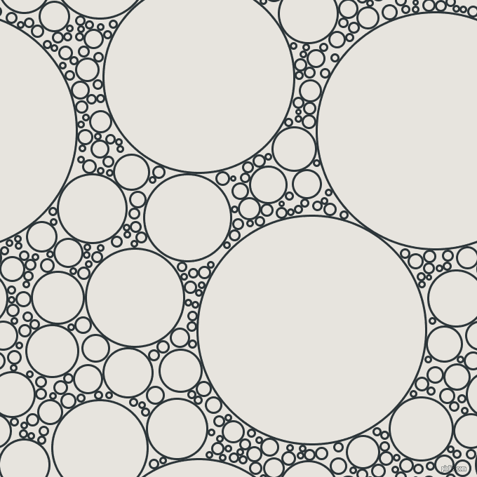 bubbles, circles, sponge, big, medium, small, 3 pixel line width, Gunmetal and Wild Sand circles bubbles sponge soap seamless tileable