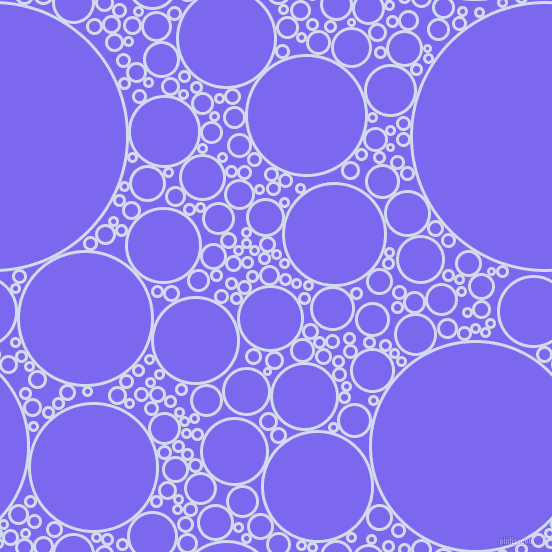bubbles, circles, sponge, big, medium, small, 3 pixel line width, Hawkes Blue and Medium Slate Blue circles bubbles sponge soap seamless tileable