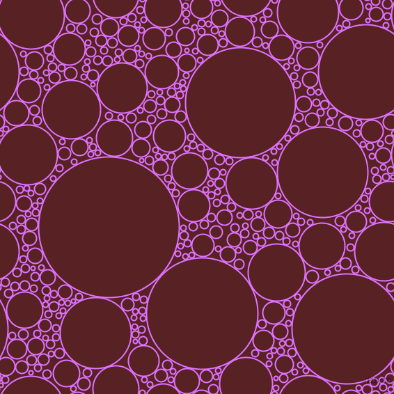 bubbles, circles, sponge, big, medium, small, 2 pixel line width, Heliotrope and Burnt Crimson circles bubbles sponge soap seamless tileable