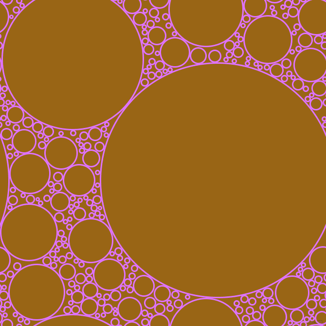 bubbles, circles, sponge, big, medium, small, 3 pixel line width, Heliotrope and Golden Brown circles bubbles sponge soap seamless tileable