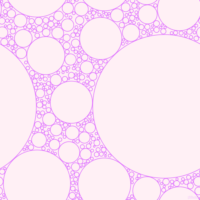 bubbles, circles, sponge, big, medium, small, 2 pixel line width, Heliotrope and Lavender Blush circles bubbles sponge soap seamless tileable
