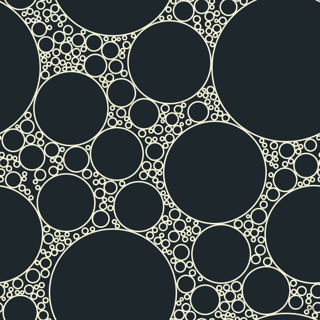 bubbles, circles, sponge, big, medium, small, 3 pixel line width, Hint Of Yellow and Black Pearl circles bubbles sponge soap seamless tileable