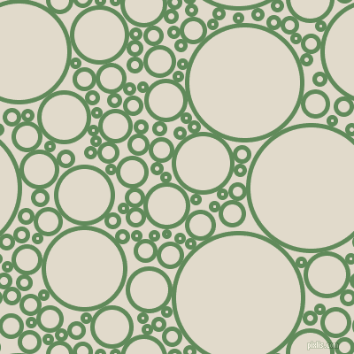 bubbles, circles, sponge, big, medium, small, 5 pixel line width, Hippie Green and Albescent White circles bubbles sponge soap seamless tileable
