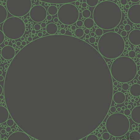 bubbles, circles, sponge, big, medium, small, 2 pixel line width, Hippie Green and Thunder circles bubbles sponge soap seamless tileable
