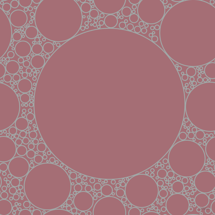 bubbles, circles, sponge, big, medium, small, 3 pixel line width, Hit Grey and Turkish Rose circles bubbles sponge soap seamless tileable