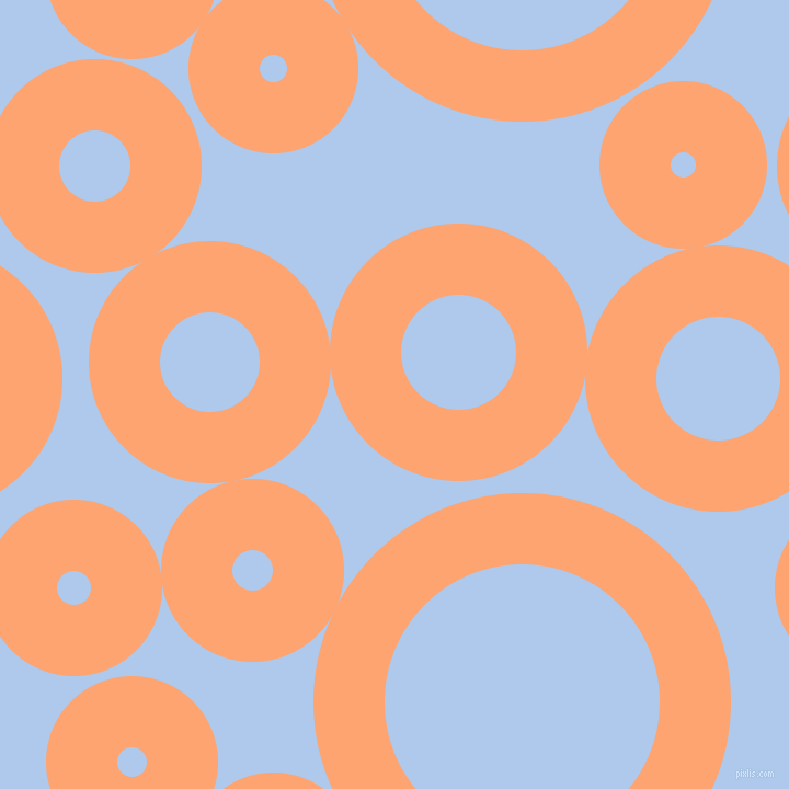 bubbles, circles, sponge, big, medium, small, 65 pixel line width, Hit Pink and Tropical Blue circles bubbles sponge soap seamless tileable