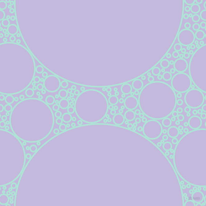 bubbles, circles, sponge, big, medium, small, 5 pixel line width, Ice Cold and Melrose circles bubbles sponge soap seamless tileable