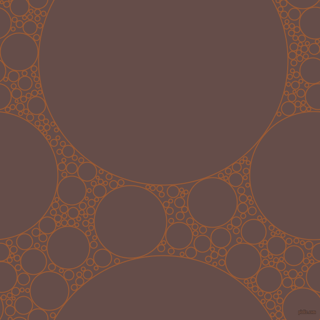bubbles, circles, sponge, big, medium, small, 2 pixel line width, Indochine and Congo Brown circles bubbles sponge soap seamless tileable