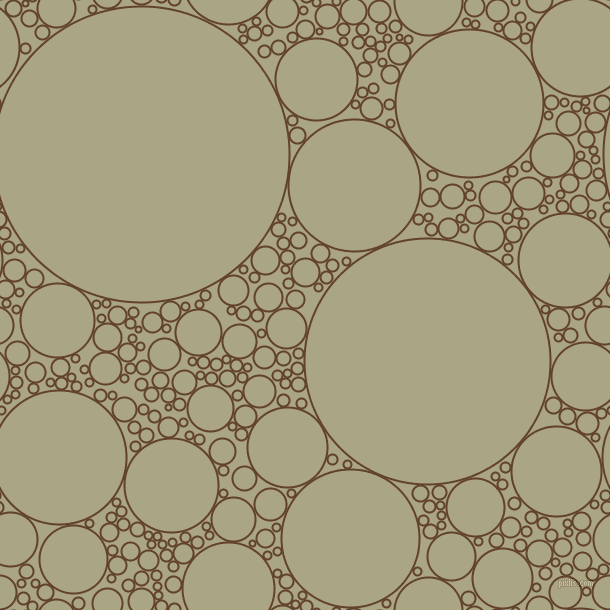 bubbles, circles, sponge, big, medium, small, 2 pixel line width, Irish Coffee and Neutral Green circles bubbles sponge soap seamless tileable