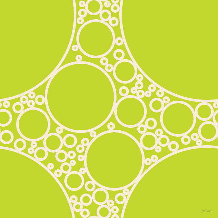 bubbles, circles, sponge, big, medium, small, 9 pixel line width, Island Spice and Fuego circles bubbles sponge soap seamless tileable