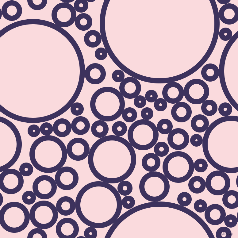bubbles, circles, sponge, big, medium, small, 17 pixel line width, Jacarta and Pale Pink circles bubbles sponge soap seamless tileable