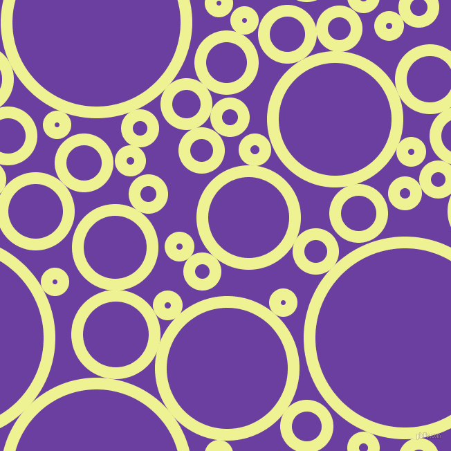 bubbles, circles, sponge, big, medium, small, 17 pixel line width, Jonquil and Royal Purple circles bubbles sponge soap seamless tileable