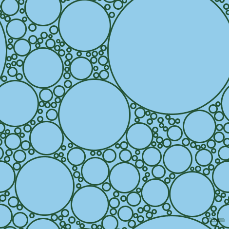 bubbles, circles, sponge, big, medium, small, 3 pixel line width, Kaitoke Green and Cornflower circles bubbles sponge soap seamless tileable