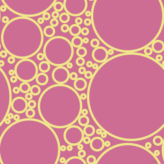 bubbles, circles, sponge, big, medium, small, 9 pixel line width, Khaki and Hopbush circles bubbles sponge soap seamless tileable