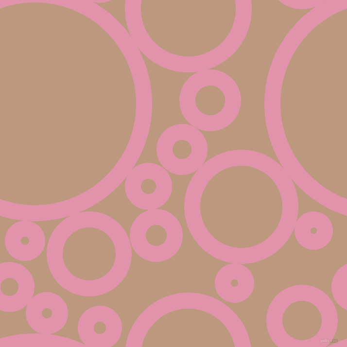 bubbles, circles, sponge, big, medium, small, 33 pixel line width, Kobi and Pale Taupe circles bubbles sponge soap seamless tileable